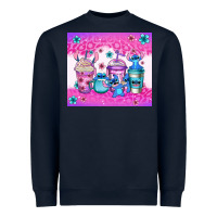 Navy stitch coffee cups Heavyweight Sweatshirt - Jasminsmagicworld