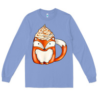 Colony Blue coffee cups animal Long Sleeve Tee - CowhideDigitalArt