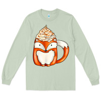 Matcha coffee cups animal Long Sleeve Tee - CowhideDigitalArt