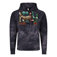 Cloud Black oh holy night Vintage Hoodie - CowhideDigitalArt
