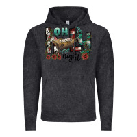 Vintage Black oh holy night Vintage Hoodie - CowhideDigitalArt