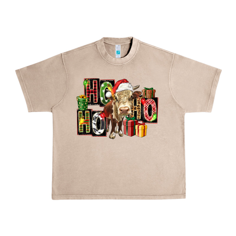 Ho Ho Ho Heifer Urban Heavy Tee by FaDigitalArtStudio | Teevron