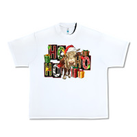 White ho ho ho heifer Urban Heavy Tee - FaDigitalArtStudio