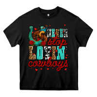 Black never stop lovin cowboys olivia Heavy Core Tee - OliviaCreatesArt