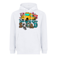 White transportation squad school bus Heavyweight Hoodie - Jasminsmagicworld