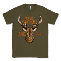 Army Green best buckin' dad ever deer Classic Tee - Jasminsmagicworld