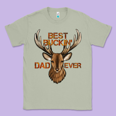 Best Buckin' Dad Ever Deer Classic Tee Designed By Jasminsmagicworld