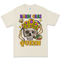 Skull Mardi Gras Queen Premium Tee | Teevron