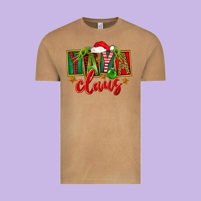 Christmas Yaya Claus Vintage Tee Designed By Fadigitalartstudio
