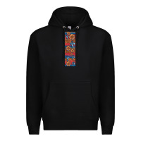 Black usa flag and cross penwraps Premium Hoodie - Artiststas