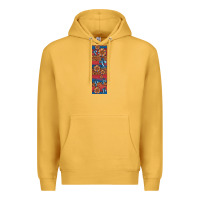 Mustard usa flag and cross penwraps Premium Hoodie - Artiststas