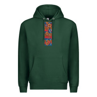 Sports Green usa flag and cross penwraps Premium Hoodie - Artiststas