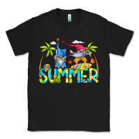 Black Summer Gnomes Classic Tee - CowCowDesign