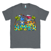 Charcoal Heather Summer Gnomes Classic Tee - CowCowDesign