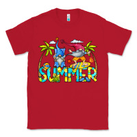 Red Summer Gnomes Classic Tee - CowCowDesign