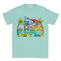 Seafoam Summer Gnomes Classic Tee - CowCowDesign