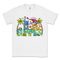 White Summer Gnomes Classic Tee - CowCowDesign