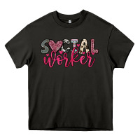 Asphalt social worker Heavy Core Tee - OliviaCreatesArt