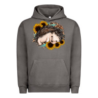 Pigment Tornado sleeping hedgehog sunflower leopard Urban Hoodie - Jasminsmagicworld