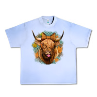 Grape Ice fall highland cow Urban Heavy Tee - Jasminsmagicworld