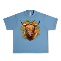 Pebble Blue fall highland cow Urban Heavy Tee - Jasminsmagicworld