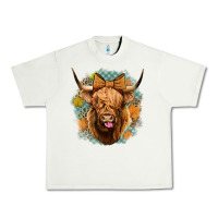 Pistachio fall highland cow Urban Heavy Tee - Jasminsmagicworld