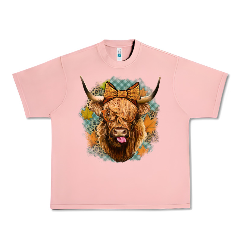 Fall Highland Cow Urban Heavy Tee by Jasminsmagicworld | Teevron