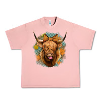 Salmon fall highland cow Urban Heavy Tee - Jasminsmagicworld