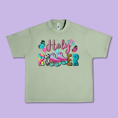 Holy Roller Urban Heavy Tee Designed By Bundleandbundleshop
