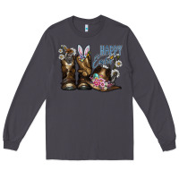 Smoke Happy Easter Long Sleeve Tee - CowhideDigitalArt
