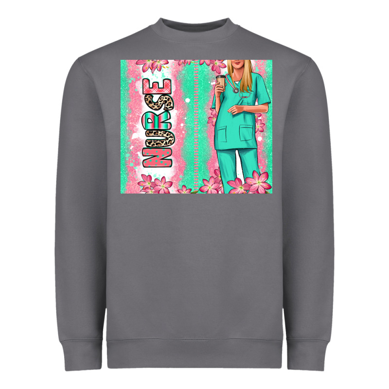 Nurse  Blonde Woman Heavyweight Sweatshirt by RanaPortraitStore | Teevron