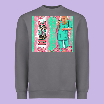 Nurse  Blonde Woman Heavyweight Sweatshirt Designed By Ranaportraitstore