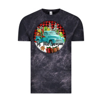 Cloud Black Tis The Season Truck Vintage Tee - FaDigitalArtStudio