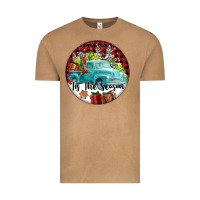 Vintage Camel Tis The Season Truck Vintage Tee - FaDigitalArtStudio