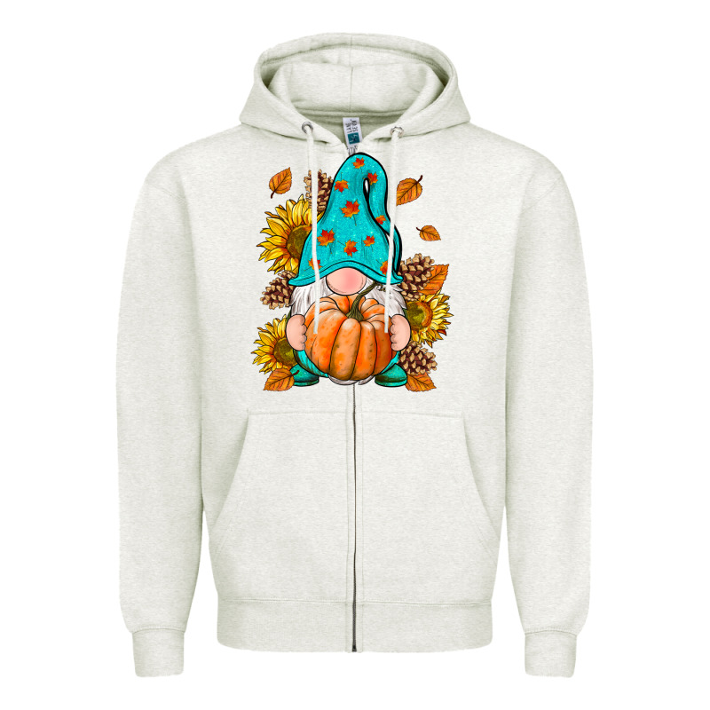 Fall Gnome Zipper Hoodie by RanaPortraitStore | Teevron