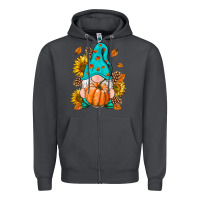 Smoke Fall Gnome Zipper Hoodie - RanaPortraitStore