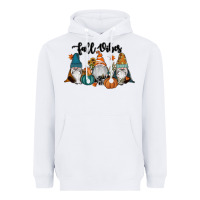 White Fall Vibes Gnomes Heavyweight Hoodie - RanaPortraitStore