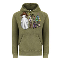 Vintage Olive Boo Haw Vintage Hoodie - CowhideDigitalArt