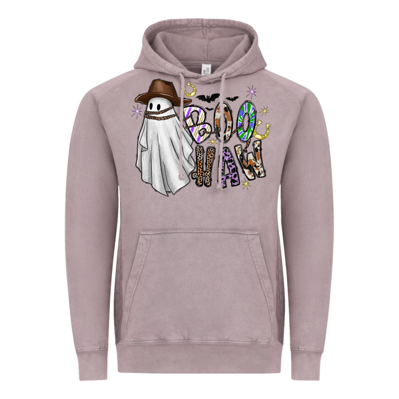Boo Haw Vintage Hoodie by CowhideDigitalArt | Teevron