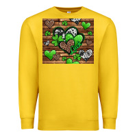 Lemon st patricks day hearts Premium Sweatshirt - Jasminsmagicworld