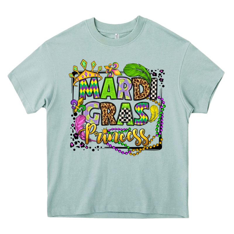 Mardi Gras Princess Heavy Core Tee by OliviaCreatesArt | Teevron