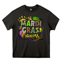 Asphalt mardi gras princess Heavy Core Tee - OliviaCreatesArt