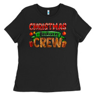 Black christmas baking crew with gifts Ladies Tee - FaDigitalArtStudio