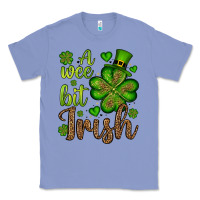 Colony Blue St. Patrick's A wee bit irish Classic Tee - OliviaCreatesArt