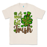 Natural St. Patrick's A wee bit irish Classic Tee - OliviaCreatesArt
