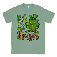 Sage St. Patrick's A wee bit irish Classic Tee - OliviaCreatesArt