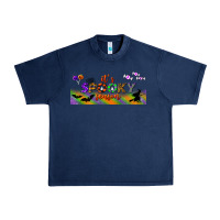 Navy it's spooky season libbey glass Urban Heavy Tee - BundleAndBundleShop
