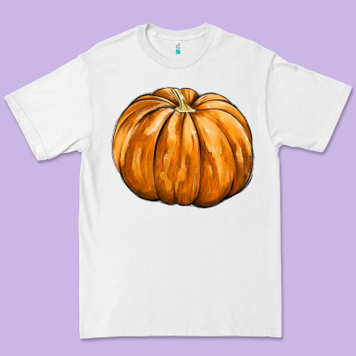 Pumpkin Premium Tee Designed By Fadigitalartstudio