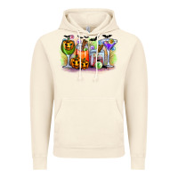 Vintage Artic halloween Vintage Hoodie - CowhideDigitalArt