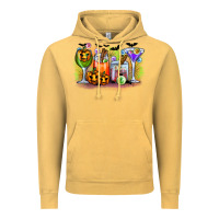 Vintage Mustard halloween Vintage Hoodie - CowhideDigitalArt